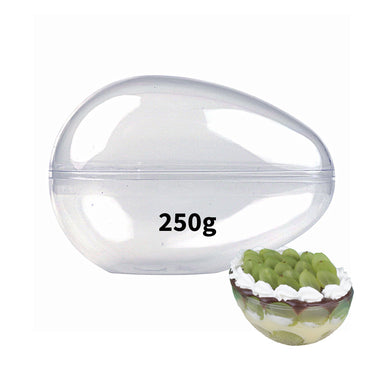 Concha Cristal de Ovo de Páscoa (250g) - Conjunto de 4 Peças Inclui Colher